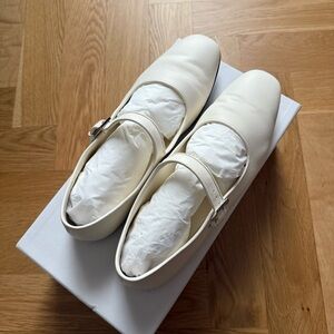 The Row Cream Women's Flats